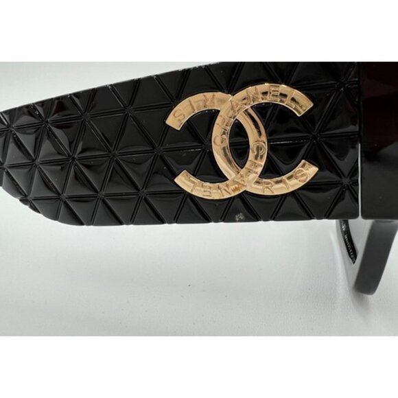 NWT-Chanel Square Sunglasses - Black - Picture 12 of 12
